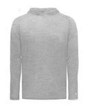 Camiseta de manga larga con capucha Tri-Blend Surplice para jóvenes