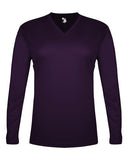 Camiseta de manga larga para mujer de mezcla triple