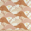 PK Washed Ashore Terracotta Elana Gabrielle Embroidered Cotton Fabric - Terracotta, Blush Pink, Peach, Sunset Orange, Soft Yellow, 54" Width (1 Yard)