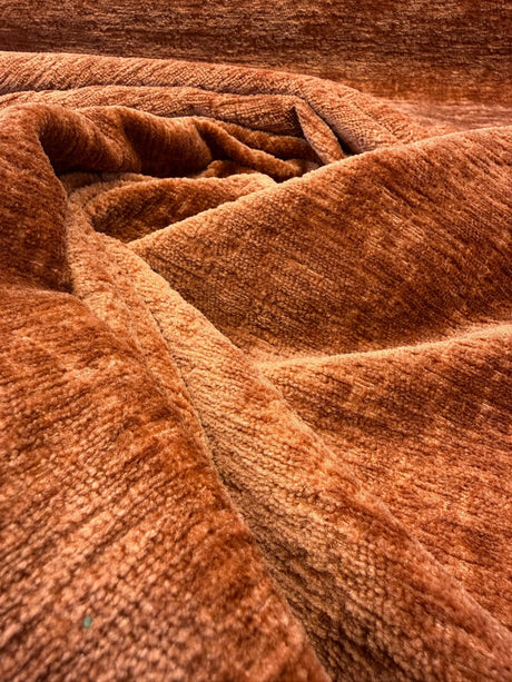 Lushscape Chenille Fabric - Terracotta, Solid With Texture, 55" Width (By The Yard)