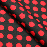 E-Z Dots Nylon Spandex Fabric - Large Polka Dots Print, 58/60" Width (1 Yard)