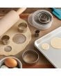 Round Shaped Metal Cookie Cutters - 10 Piece Set