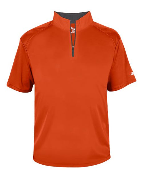 Badger Men's B-Core Short Sleeve Quarter-Zip