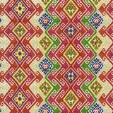 Kaumari Path Tamale Printed Cotton Fabric - Diamond Pattern, Tamale, 54" Width (1 Yard)