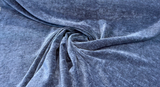 Lushscape Chenille Fabric - Navy Blue, Solid, 55" Width (1 Yard)