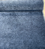 Lushscape Chenille Fabric - Navy Blue, Solid, 55" Width (1 Yard)