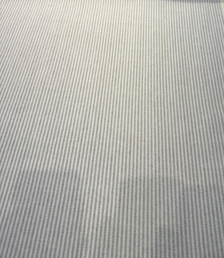 Cullen Ticking Stripe Thistle Lavender Linen Cotton Fabric - Thistle Lavender Ticking Stripe, 54" Width (1 Yard)