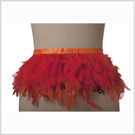 Orange Turkey Feather
