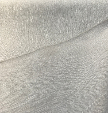 Barrington Driftwood Ivory Herringbone PK Chenille Fabric - Driftwood Ivory Herringbone, 57" Width (1 Yard)