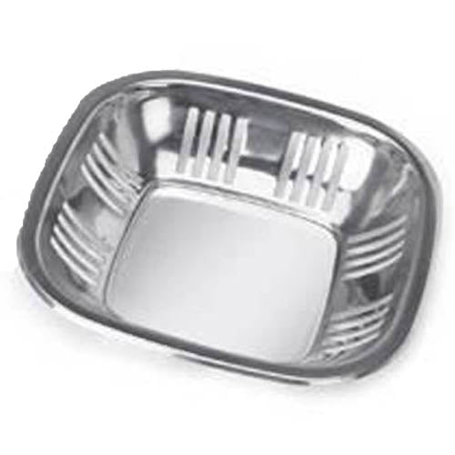 Eastern Tabletop Bread Tray - 8" x 8", Stainless Steel