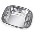 Eastern Tabletop Bread Tray - 8" x 8", Stainless Steel