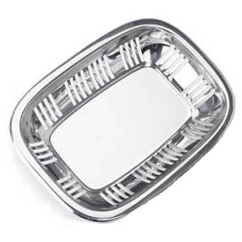 Eastern Tabletop Bread Tray - 11.5" x 8", Stainless Steel
