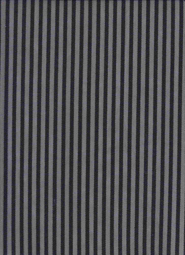 Mesh Vertical Stripe Black Fabric