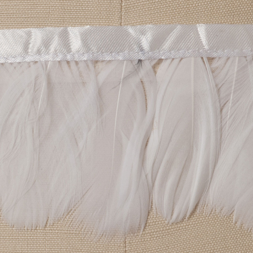 1.875" White Goose Fringe