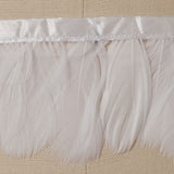 1.875" White Goose Fringe