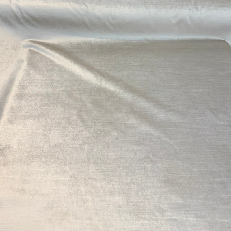 Luxury Velvet Beige Pearl Heavy Upholstery Fabric - Beige Pearl, 54" Width (1 Yard)