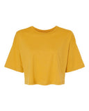 BELLA + CANVAS® Women’s Jersey Crop Tee 100% Airlume Cotton 4.2 oz Mid Length