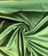 Luxury Velvet Hunter Green Heavy Upholstery Fabric - Hunter Green, 54" Width (1 Yard)