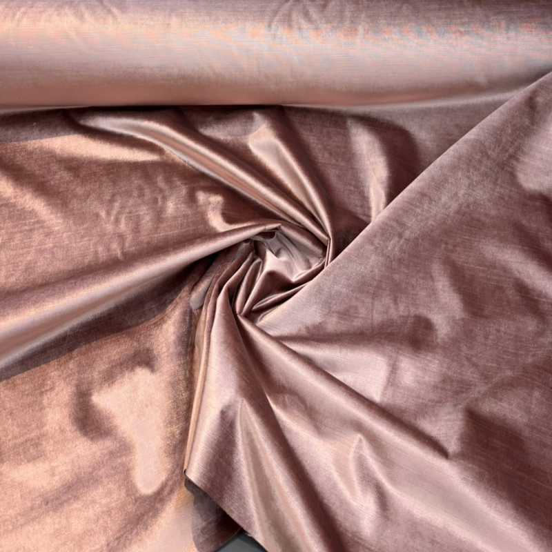 Luxury Velvet Mauve Pink Heavy Upholstery Fabric - Mauve Pink, Heavyweight, 54" Width (1 Yard)