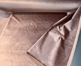 Luxury Velvet Mauve Pink Heavy Upholstery Fabric - Mauve Pink, Heavyweight, 54" Width (1 Yard)