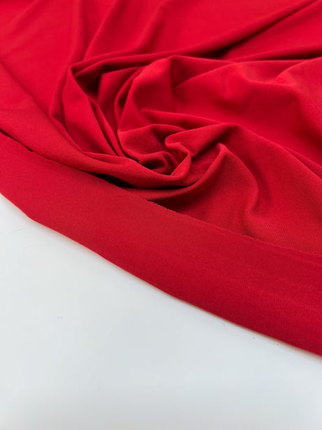 Viscose Stretch Knitted Fabric Red Shade