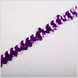 3/8" Purple Stretch Sequin