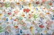 Seaworld Coral Reef Multi Cotton Fabric - Off-White, Fish And Seahorse Coral Reef Print, 23" Horizontal Repeat (1 Yard)
