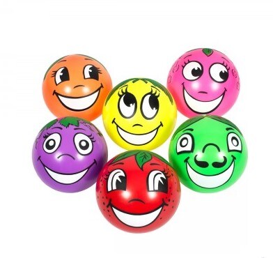 Inflatable Emoji Balls Assorted Colors