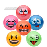 Inflatable Emoji Balls Assorted Colors