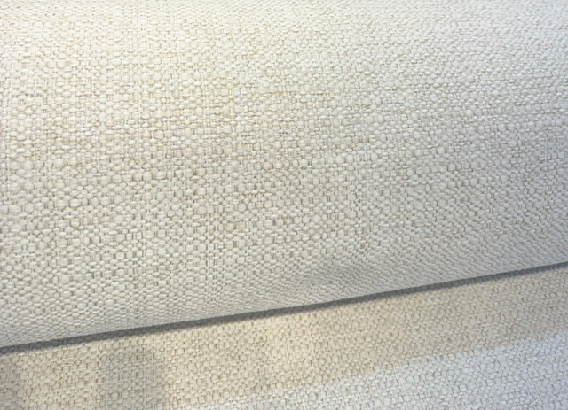 Sugarshack Ivory Performance Chenille Fabric - Warm Ivory / Soft Cream, 54" Width (1 Yard)
