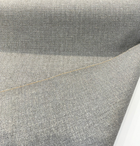 Sugarshack Mineral Gray Performance Upholstery Chenille Fabric - Mineral Gray, Textured Weave, 54" Width (1 Yard)