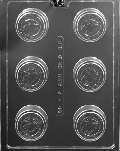 US Marines Sandwich Cookie Chocolate Mold - LPJ126