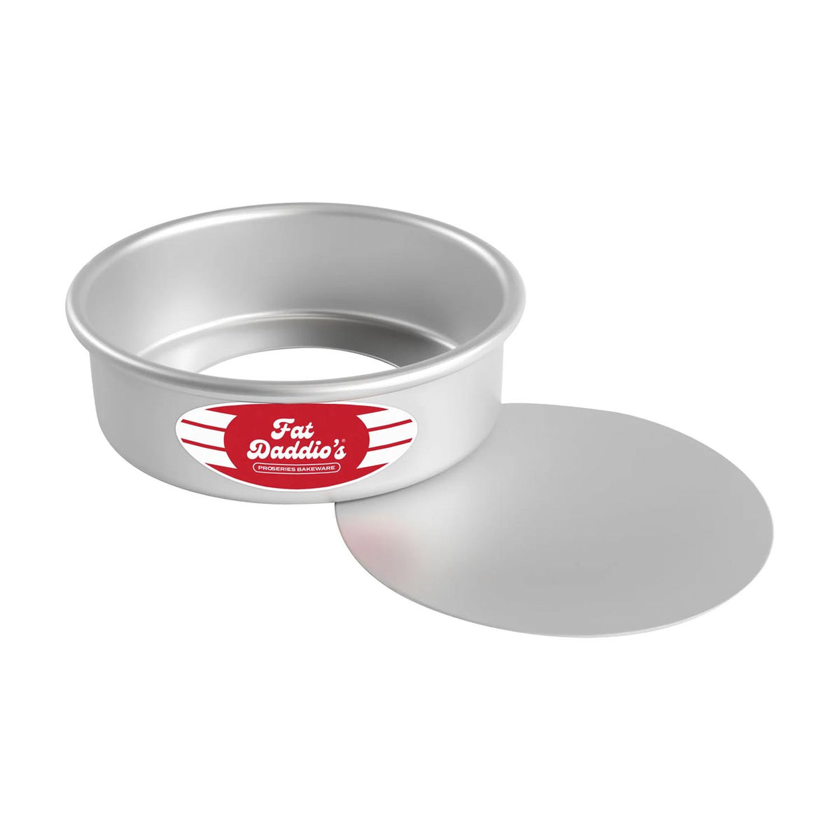 Fat Daddio's Anodized Aluminum Round Cheesecake Pan with Loose Bottom, 6" Dia. x 2" Deep