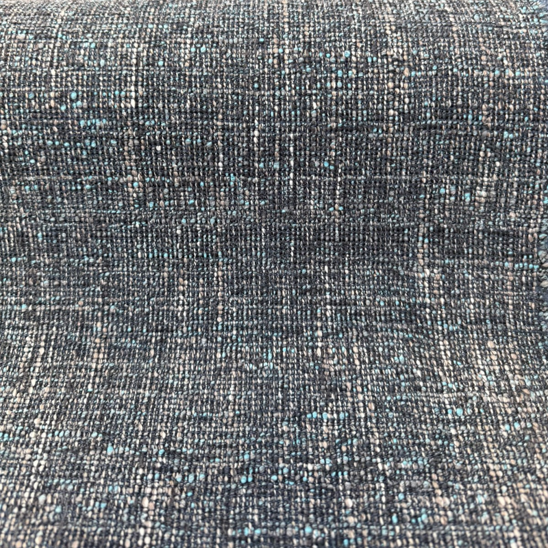 PK Pike Place Texture 100 Percent Polyester Fabric - Deep Sea Blue Teal Tweed, 56" Width (1 Yard)