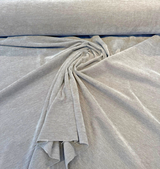 Velvet Dolphin Gray Polyester Velvet Fabric - Dolphin Gray, Solid Texture, 54" Width (1 Yard)