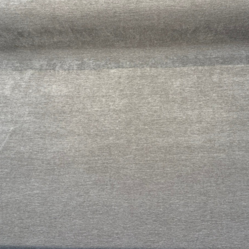 Velvet Dolphin Gray Polyester Velvet Fabric - Dolphin Gray, Solid Texture, 54" Width (1 Yard)
