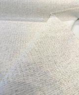 Panama Opal Ivory Blend Chenille Upholstery Chenille Fabric - Ivory White, Textured, 54" Width (1 Yard)