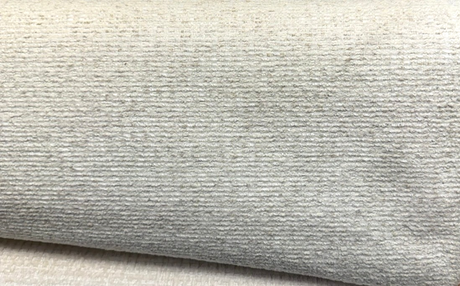 Panama Opal Ivory Blend Chenille Upholstery Chenille Fabric - Ivory White, Textured, 54" Width (1 Yard)