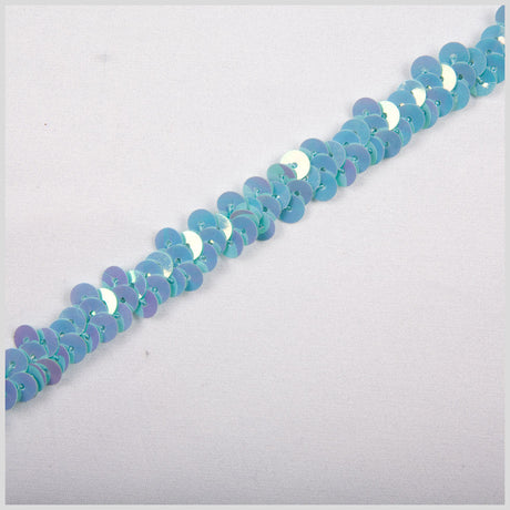 3/8" Blue Stretch Sequin