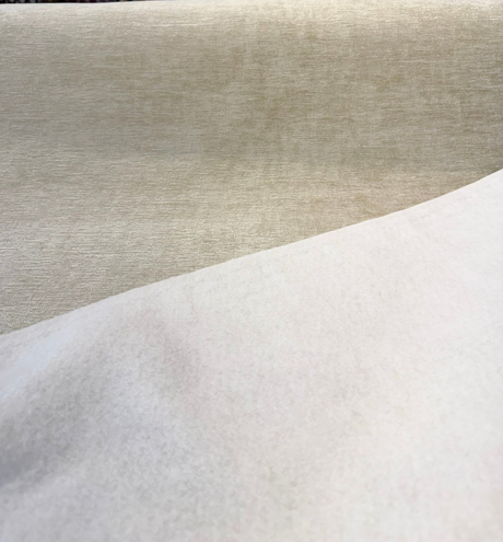 Empire Beach Beige Lush Soft Chenille Fabric - Beach Beige, 55" Width (1 Yard)