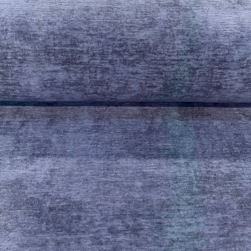 Empire Faint Navy Blue Chenille Fabric - Soft Upholstery, Faint Navy Blue, 55" Width (1 Yard)