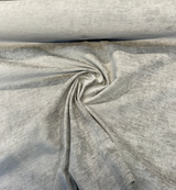 Empire Feather Gray Lush Chenille Upholstery Fabric - Feather Gray, 55" Width (1 Yard)