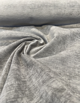 Empire Feather Gray Lush Chenille Upholstery Fabric - Feather Gray, 55" Width (1 Yard)