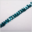 3/8" Aquamarine Stretch Sequin