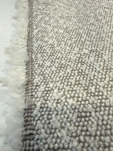Bloke Cotton Boucle Fabric - Pumice White, Boucle Texture, 54" Width (1 Yard)