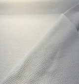 Dreamy Ivory White Revolution Boucle Upholstery Fabric - Ivory White Boucle Texture, 54" Width (1 Yard)