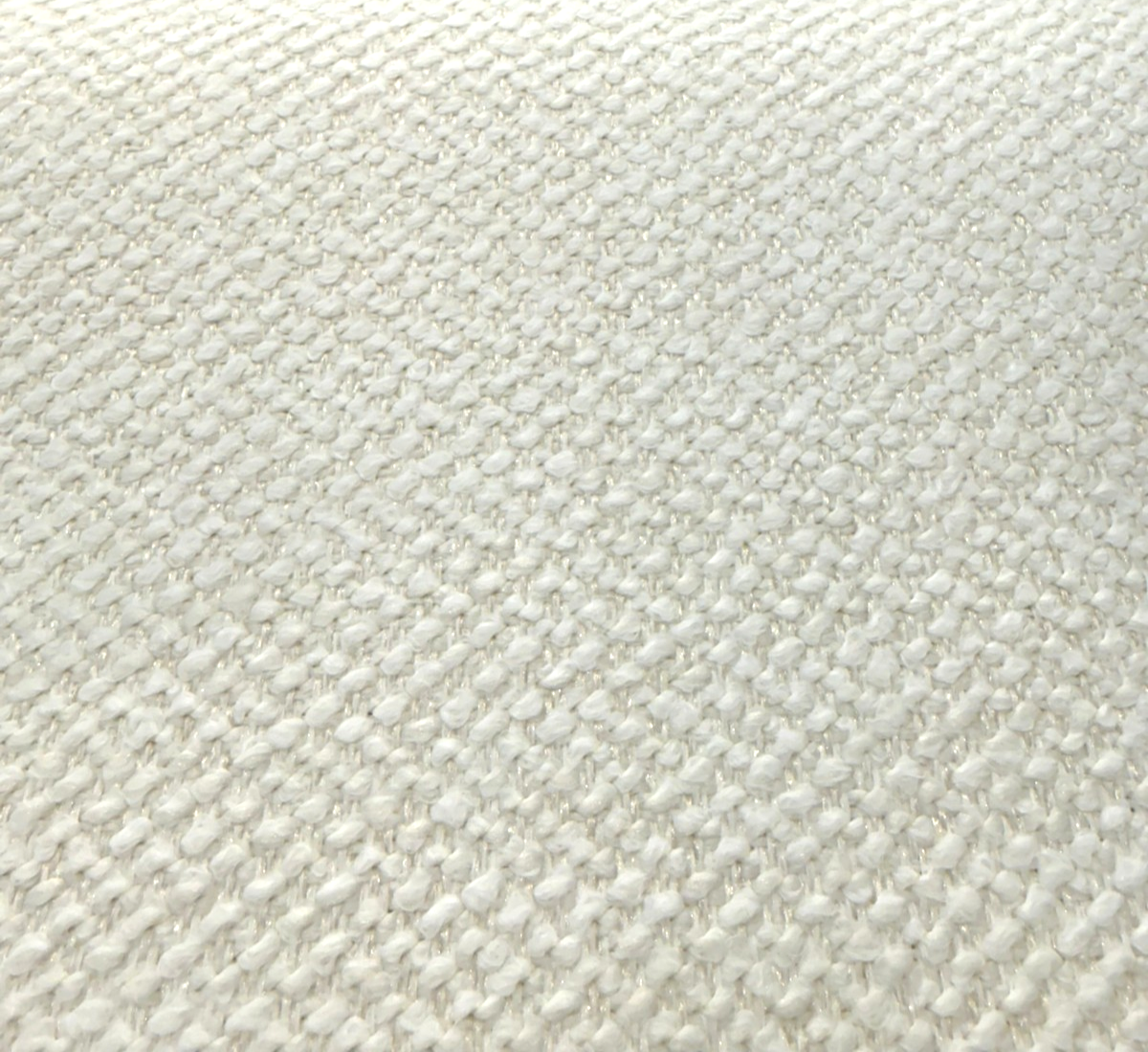 Dreamy Ivory White Revolution Boucle Upholstery Fabric - Ivory White Boucle Texture, 54" Width (1 Yard)