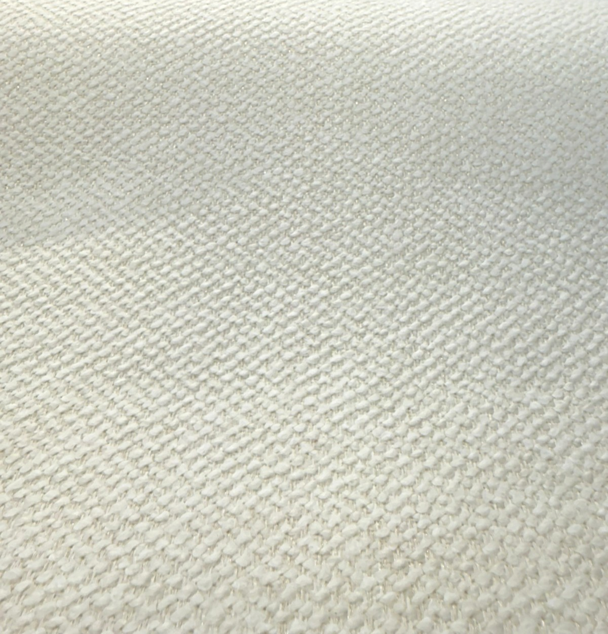Dreamy Ivory White Revolution Boucle Upholstery Fabric - Ivory White Boucle Texture, 54" Width (1 Yard)