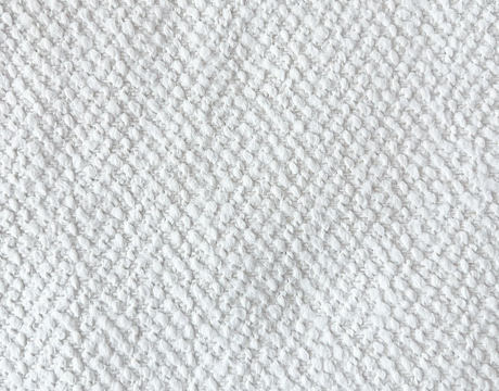 Dreamy Ivory White Revolution Boucle Upholstery Fabric - Ivory White Boucle Texture, 54" Width (1 Yard)