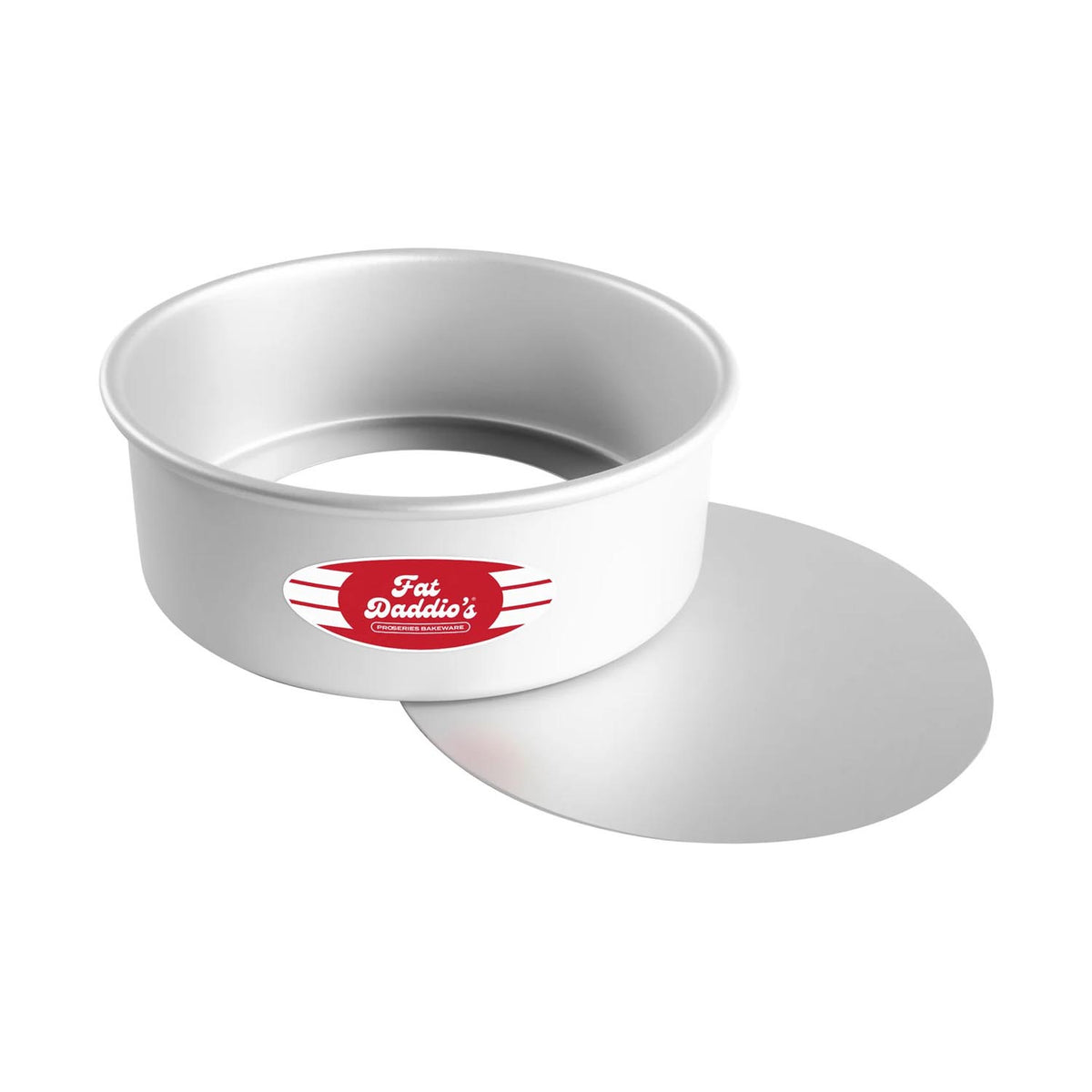 Fat Daddio's Anodized Aluminum Round Cheesecake Pan with Loose Bottom, 8" Dia. x 3" Deep
